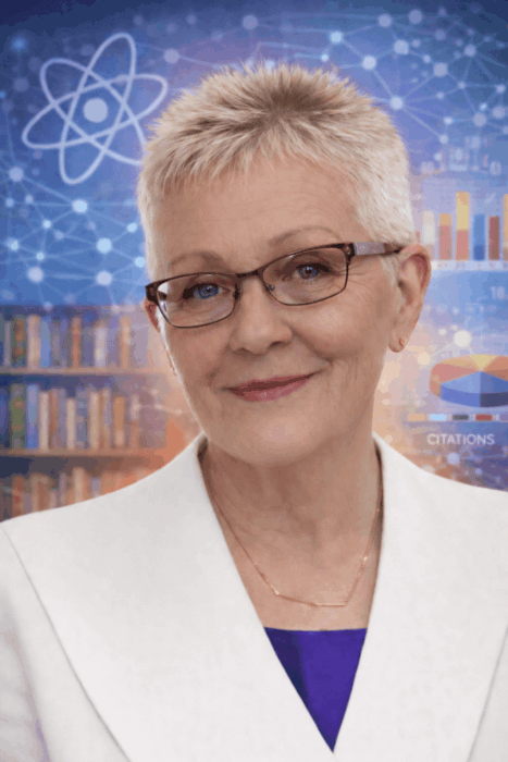 Dr. Sipos Anna Magdolna- kiváló minősítésű könyvtáros, szakinformátor, kutató és Magyarország első tudománymetriával foglalkozó vállalkozásának megalapítója.